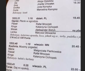 M jak miłość. Katarzyna Cichopek na Instagramie pokazała plan pracy