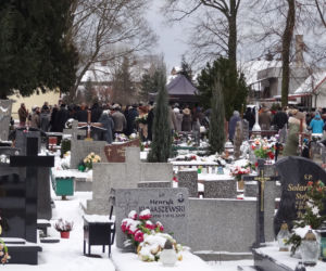 Pogrzeb Magdaleny Gotowieckiej, żony Jacka Borkowskiego.