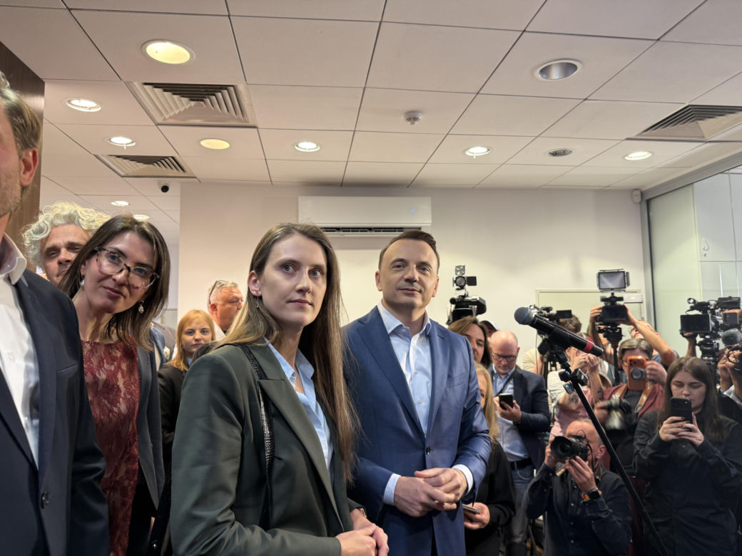 Łukasz Gibała, wieczór wyborczy w Krakowie 2026