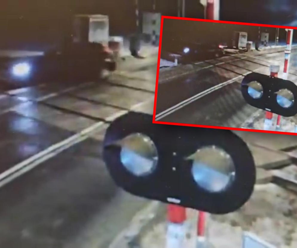 Nocny dramat na przejeździe kolejowym. Pijana para zablokowała tory