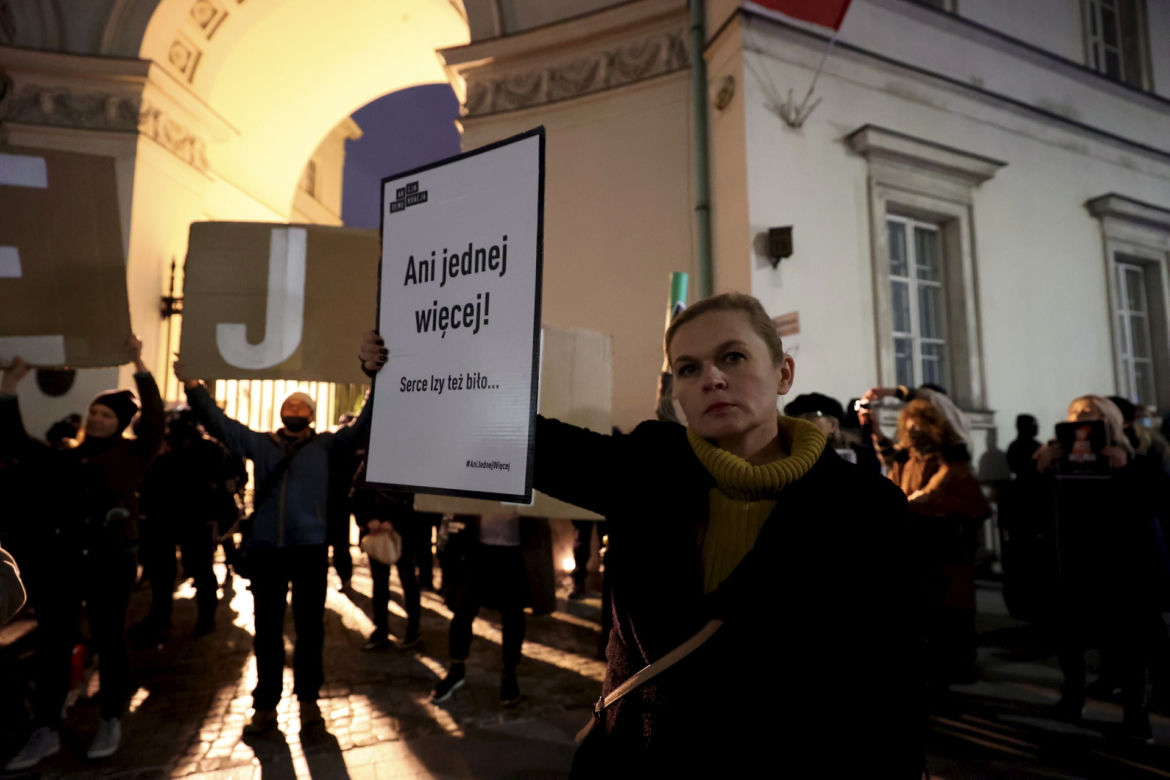 Barbara Nowacka także manifestowała 