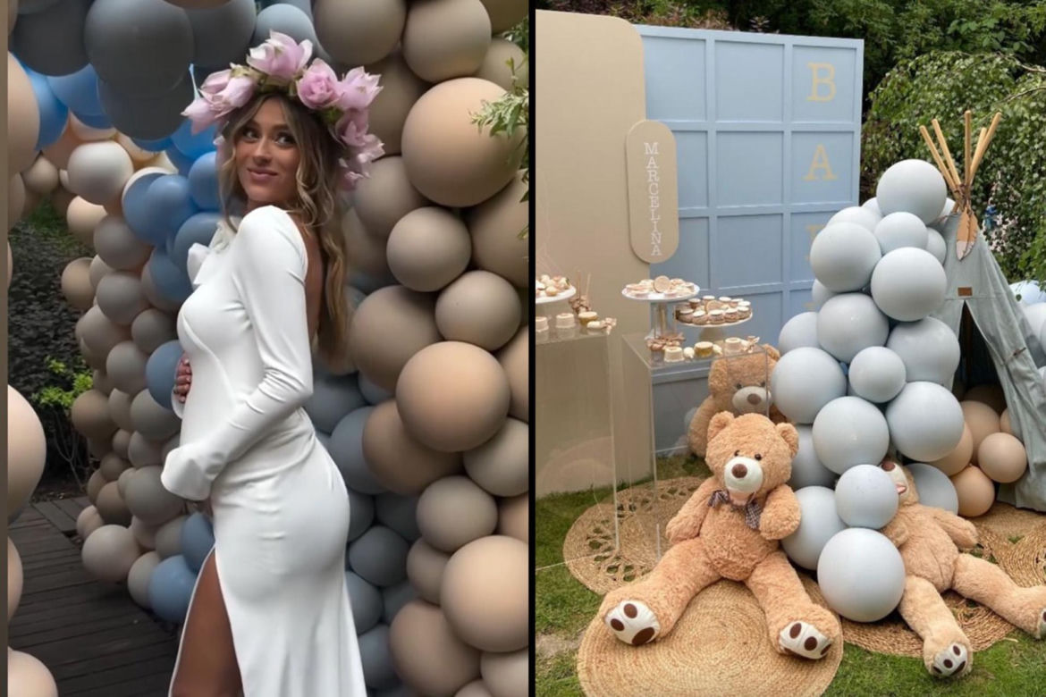 Obłedne baby shower Marceliny Zawadzkiej. Aż kapało od kasy! Znamy płeć dziecka