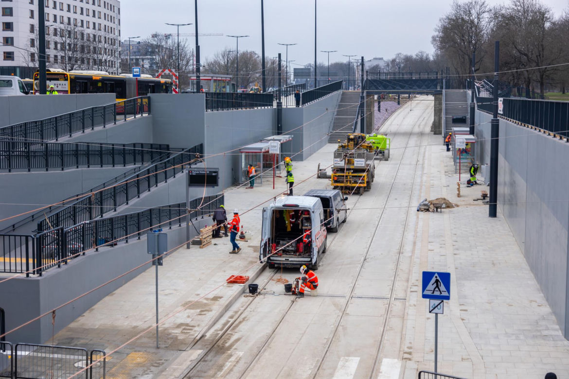 Tramwaj na Kasprzaka w Warszawie
