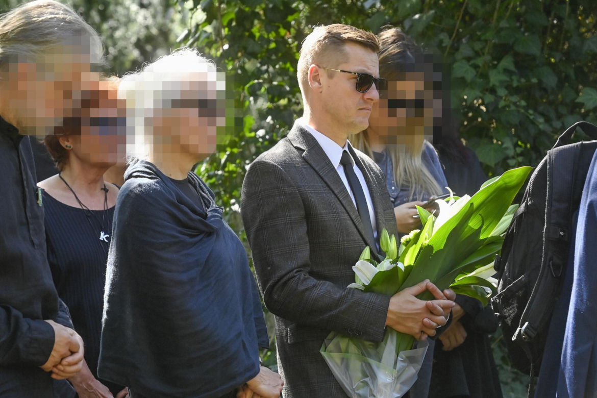 Pogrzeb Andrzeja Precigsa - cmentarz