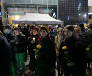 Wojna na Ukrainie. Protest w Katowicach [ZDJĘCIA]