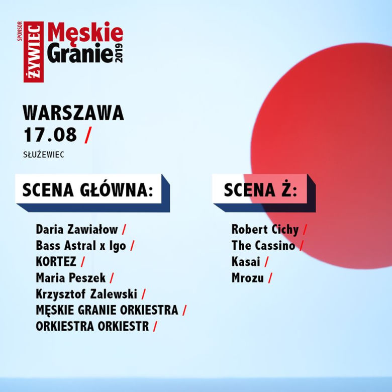 Męskie Granie 2019 - artyści ogłoszeni! Kto wystąpi w Warszawie, Żywcu, Wrocławiu, Krakowie? 