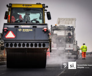 Wylali pierwsze warstwy asfaltu. Nowa arteria nabiera realnych kształtów