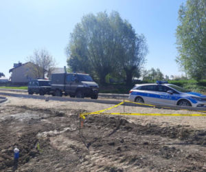 Interwencja saperów w Żabnie. Wojenna pamiątka znaleziona podczas budowy