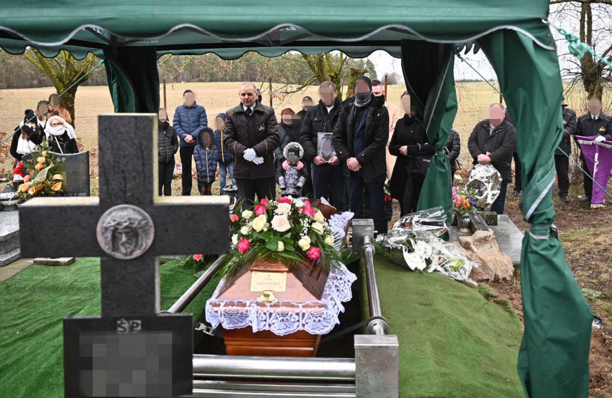 Pogrzeb Ewy Orłowskiej w Starogardzie Gdańskim. Zginęła z ręki kochanka