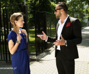 Barwy szczęścia. Magda (Honorata Witańska), Sebastian (Kacper Krupski)