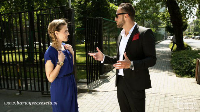 Barwy szczęścia. Magda (Honorata Witańska), Sebastian (Kacper Krupski)