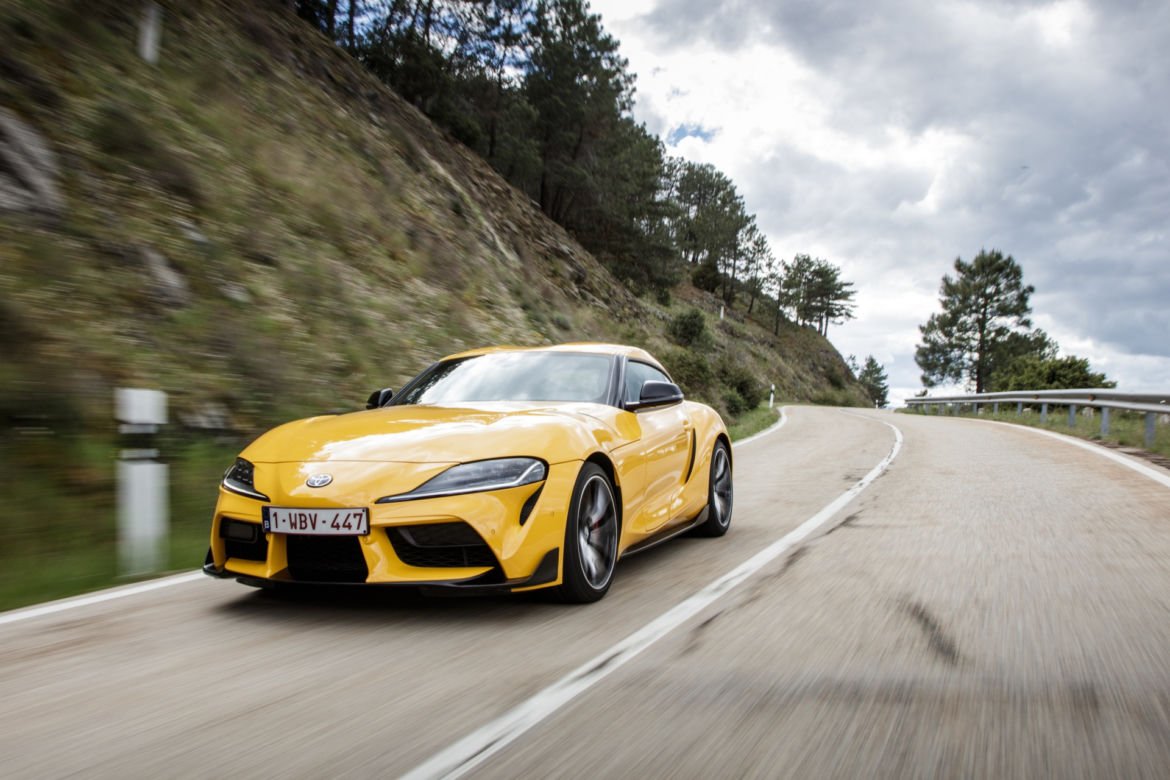 Toyota GR Supra w kolorze Nitro Yellow
