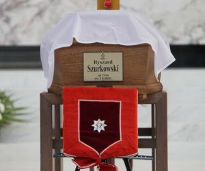 Ceremonia pożegnalna Ryszarda Szurkowskiego