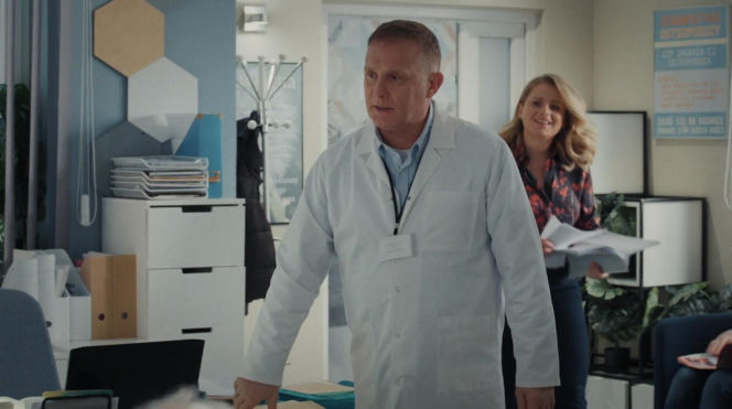 M jak miłość odc. 1927. Artur Rogowski (Robert Moskwa), Judyta (Paulina Chruściel)