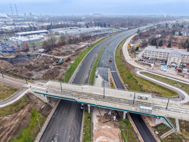 Budowa węzła Mistrzejowce na S7 w Krakowie