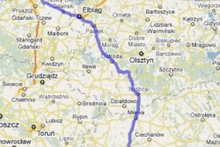 Trasa E77 Warszawa - Trójmiasto