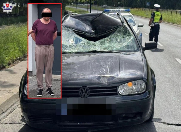 Potworne potrącenie na przejściu dla pieszych. Pijany kierowca nie pomógł rannemu 68-latkowi
