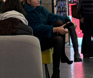 Agata Buzek na zakupach