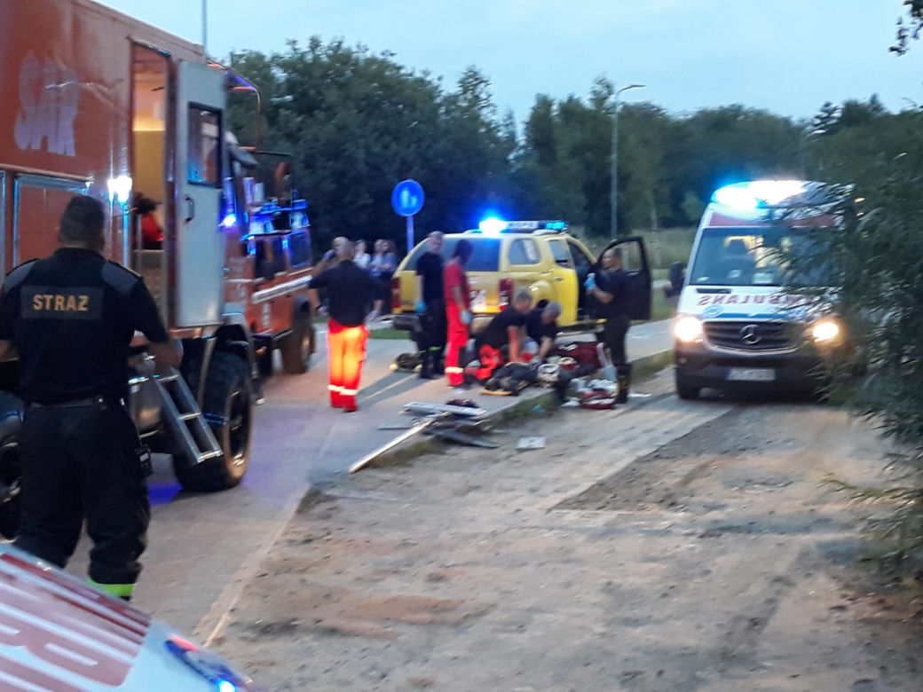 Wypadek spadochroniarzy