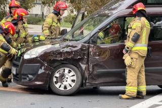 Wypadek karetki na Al. Zjednoczenia