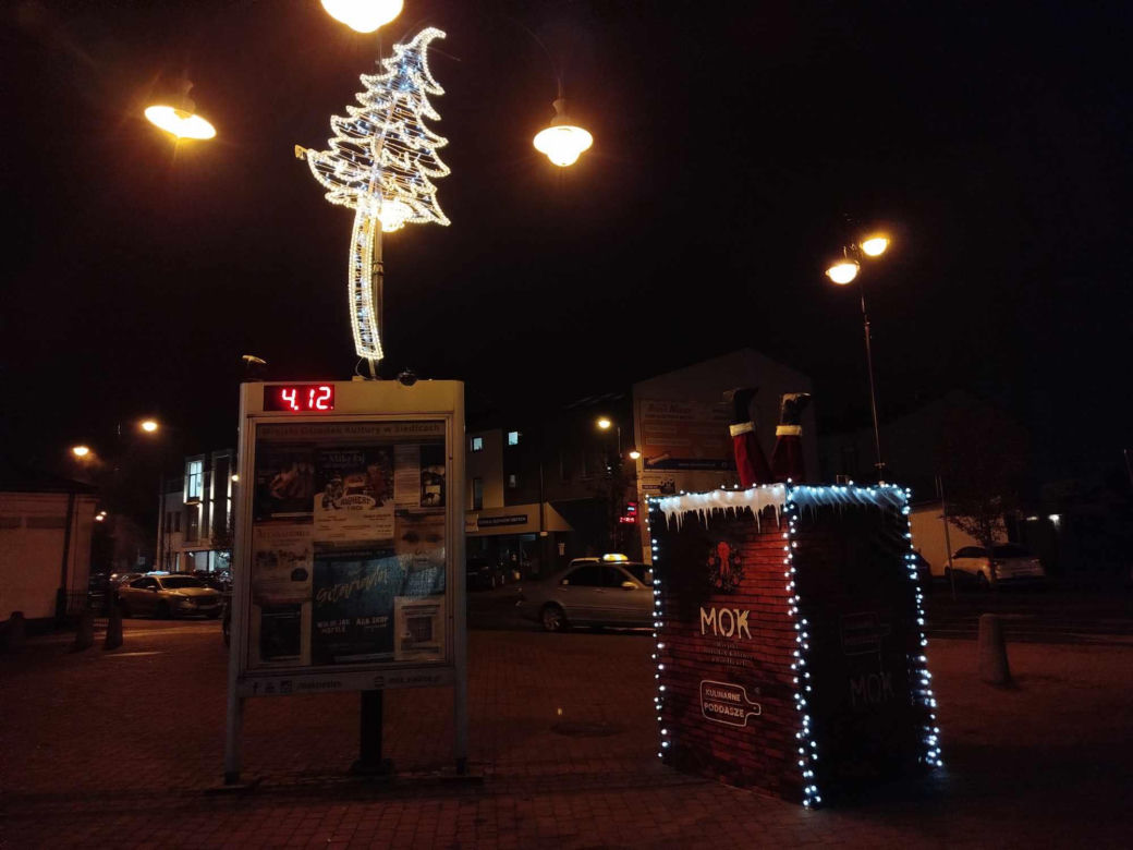 Iluminacje świąteczne w Siedlcach będzie można podziwiać co najmniej do 6 stycznia
