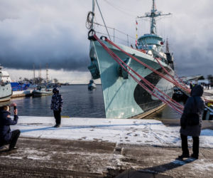 ORP Błyskawica opuściła swoje miejsce przy nabrzeżu w Gdyni