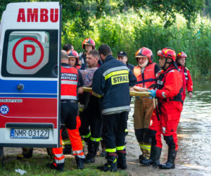Śmigłowiec spadł do jeziora Tałty