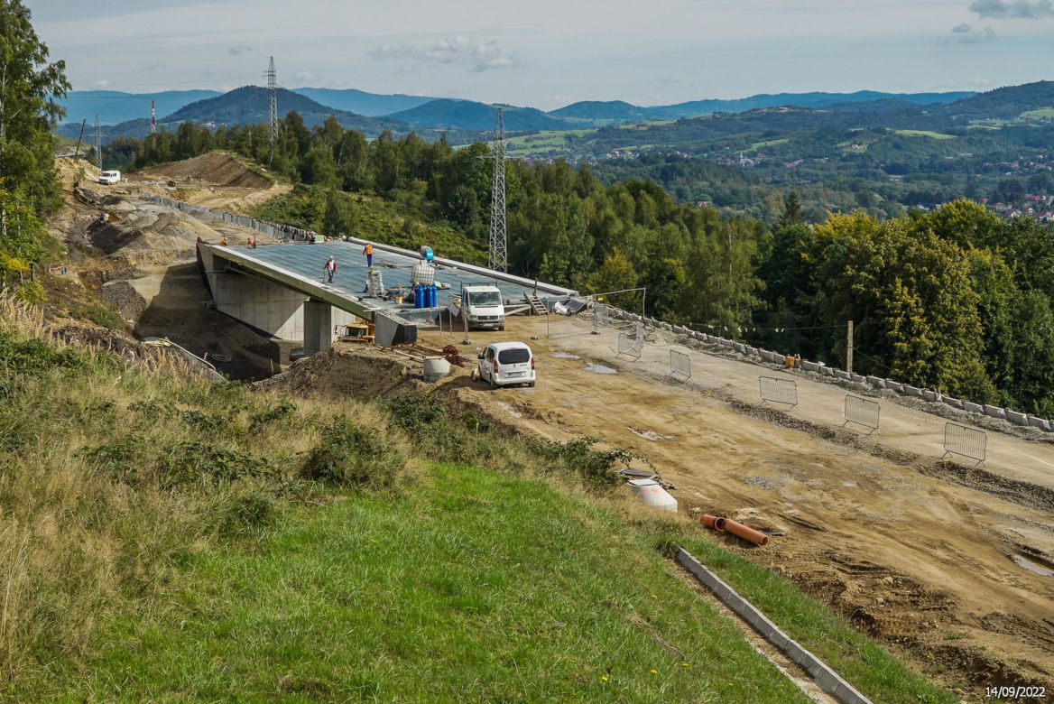 Budowa trasy S1 w Beskidach