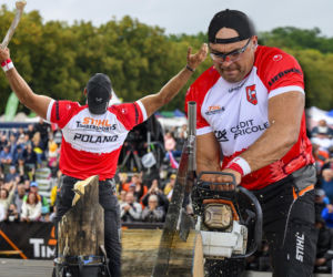 Polska siekiera i piła najlepsze w Europie! Michał Dubicki z piątym tytułem mistrza!