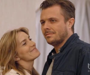 Na dobre i na złe odcinek 539. Hana Goldberg (Kamilla Baar), Piotr Gawryło (Marek Bukowski)