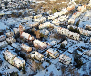 Śnieg na Warmii i Mazurach