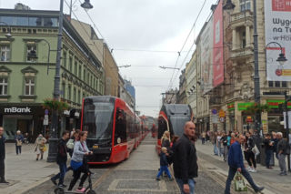 Katowice. Tramwaje zablokowały centrum miasta. Zobaczcie zdjęcia i film