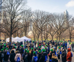 Trzeci Winter Walk w Nowym Jorku