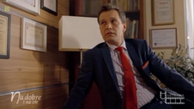 Na dobre i na złe odc. 535. Andrzej Falkowicz (Michał Żebrowski)