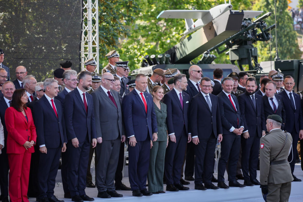 Marta Nawrocka podczas defilady
