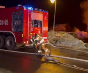 Dramat na weselu. 100 osób uciekało z płonącej karczmy. Ogień objął cały budynek