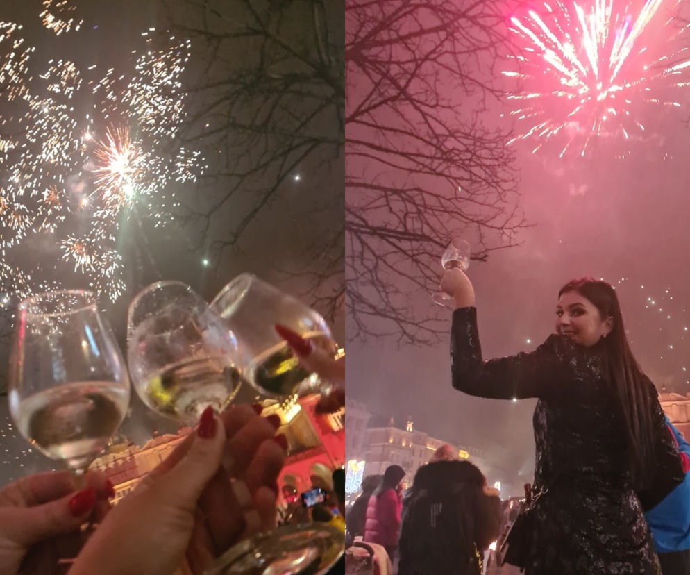 SYLWESTER 2022 NA RYNKU W KRAKOWIE 