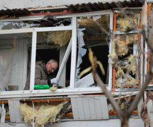 Zima i mróz na Ukrainie