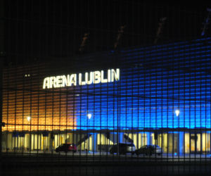 Lublin solidarny z Ukrainą. Plac Litewski, 22.02