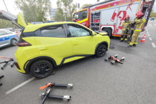 Wypadek w centrum Warszawy. W jednym z aut jechała posłanka Polski 2050