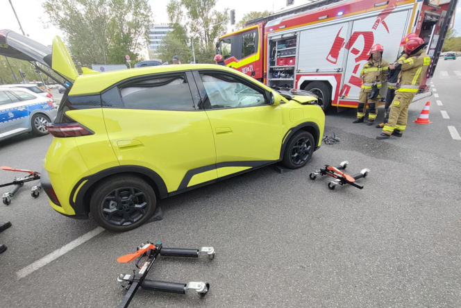 Wypadek w centrum Warszawy. W jednym z aut jechała posłanka Polski 2050