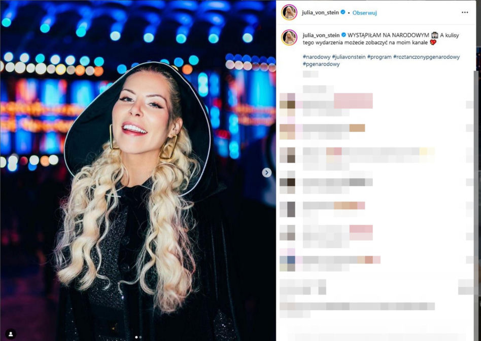  Julia Von Stein -  nie szukam sponsora tylko miłości