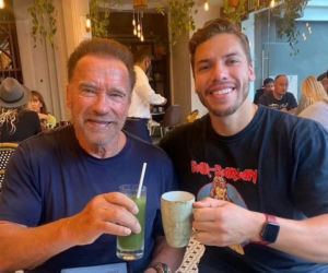 Arnold Schwarzenegger z rodziną