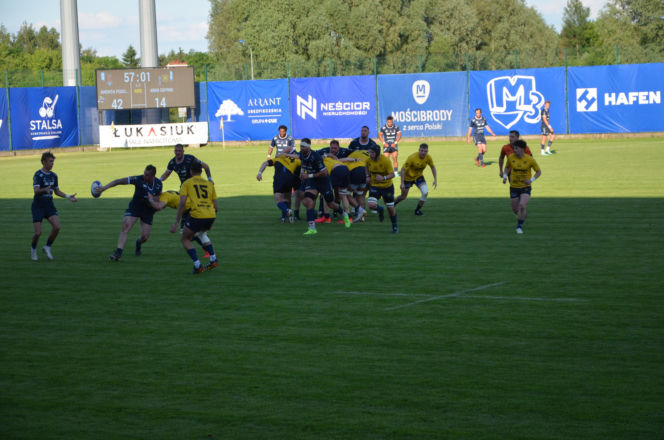 Siedlczanie wygrali półfinałowy mecz Ekstraligi Rugby! MKS Awenta Pogoń Siedlce pokonał Life Style Catering RC Arka Gdynia