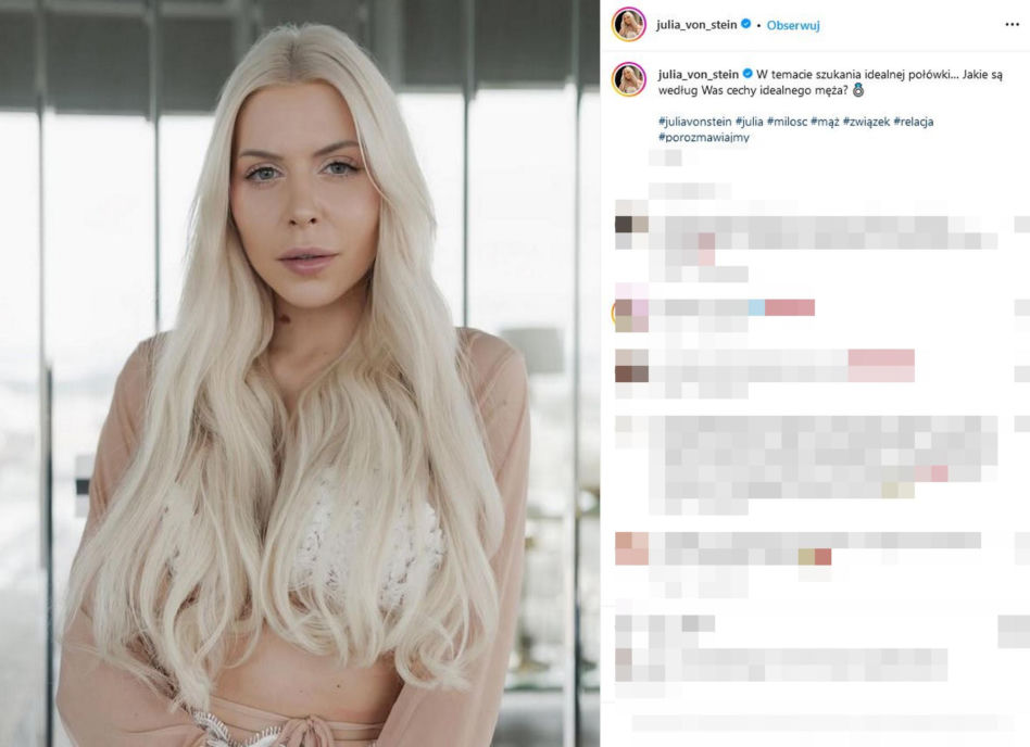  Julia Von Stein -  nie szukam sponsora tylko miłości