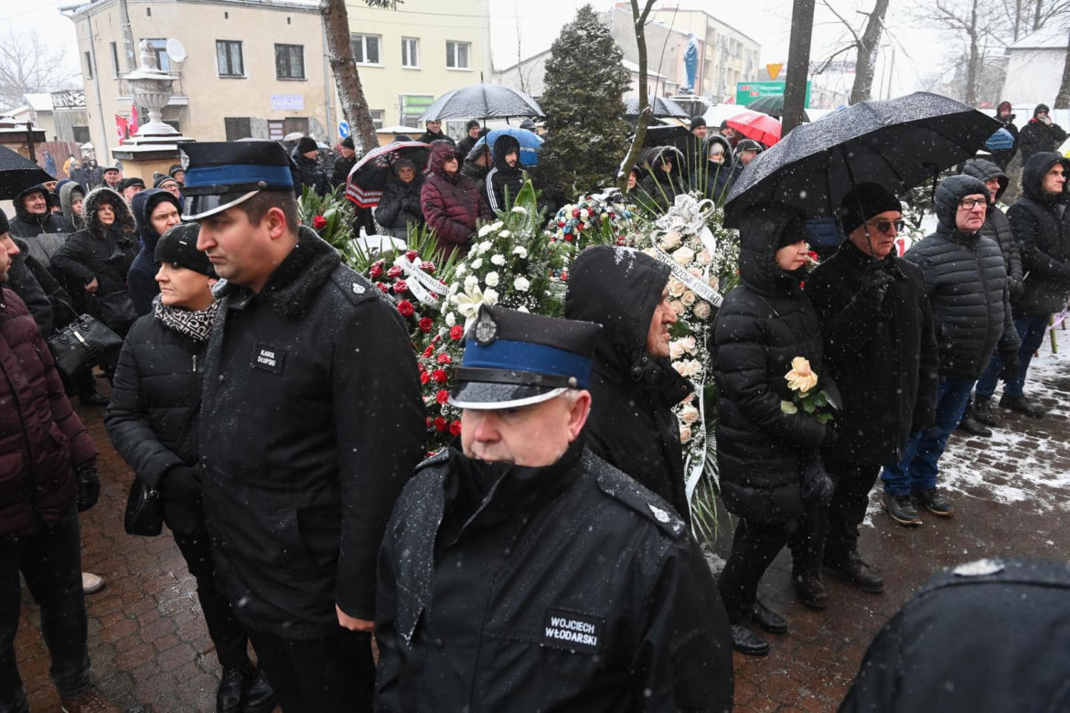 Pogrzeb burmistrza Mszczonowa Józefa Grzegorza Kurka 