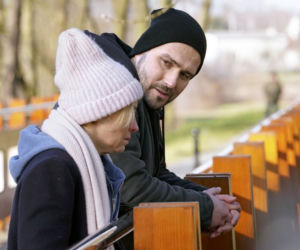 Barwy szczęścia, odc. 2264. Damian (Michał Lesień), Sabina (Barbara Kurzaj)