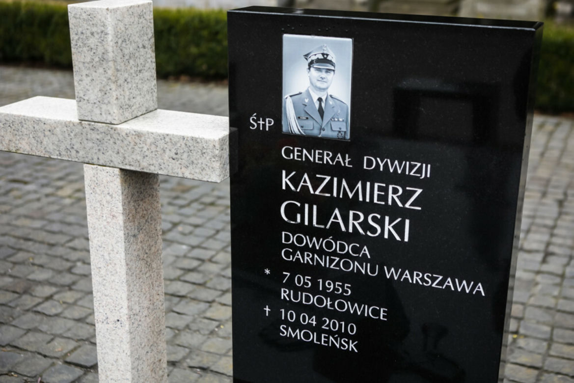 Grób - gen. bryg. Kazimierza Gilarskiego – dowódcy Garnizonu Warszawa