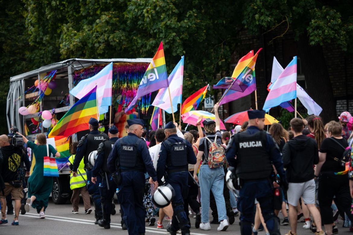 Marsz Równości na ulicach Białegostoku 