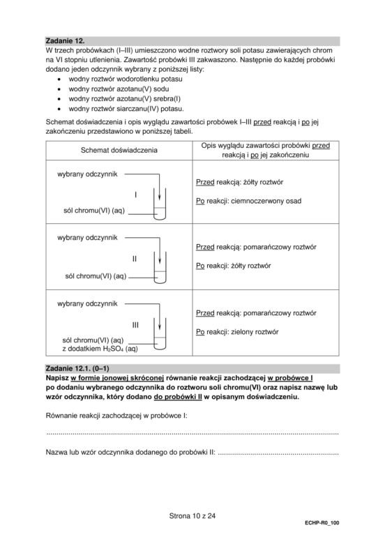 Matura 2022: Arkusz CKE z chemii na poziomie rozszerzonym